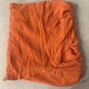 Camila Coelho Mini Skirt in Vibrant Orange